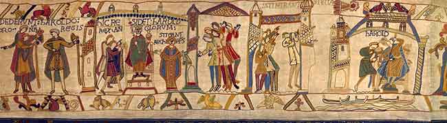 ...Long Live The King scene 1 - Bayeux Tapestry